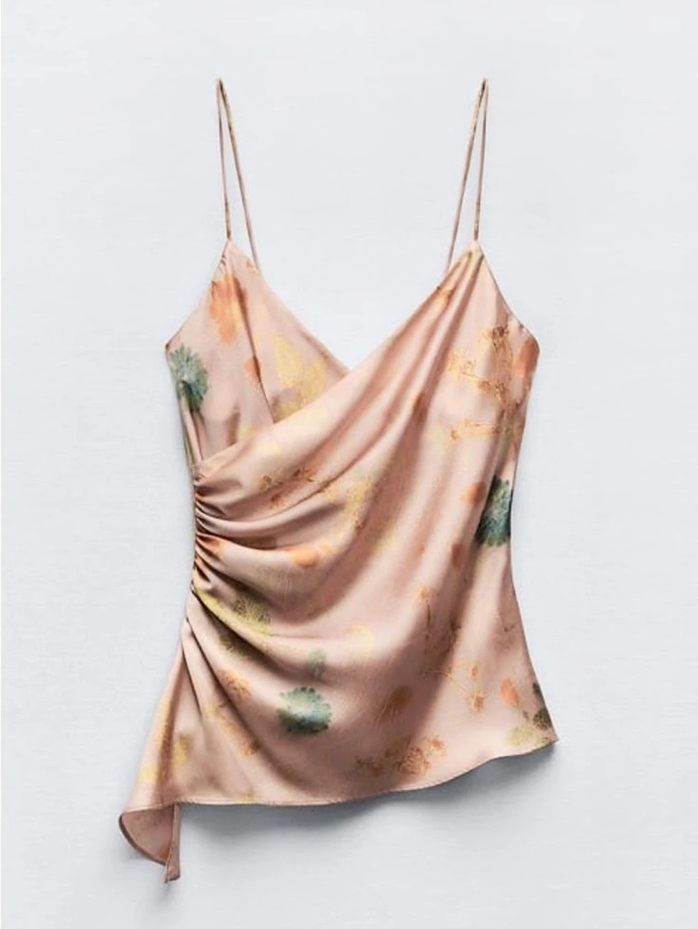 Zara Floral Pink blouse Size small NWT